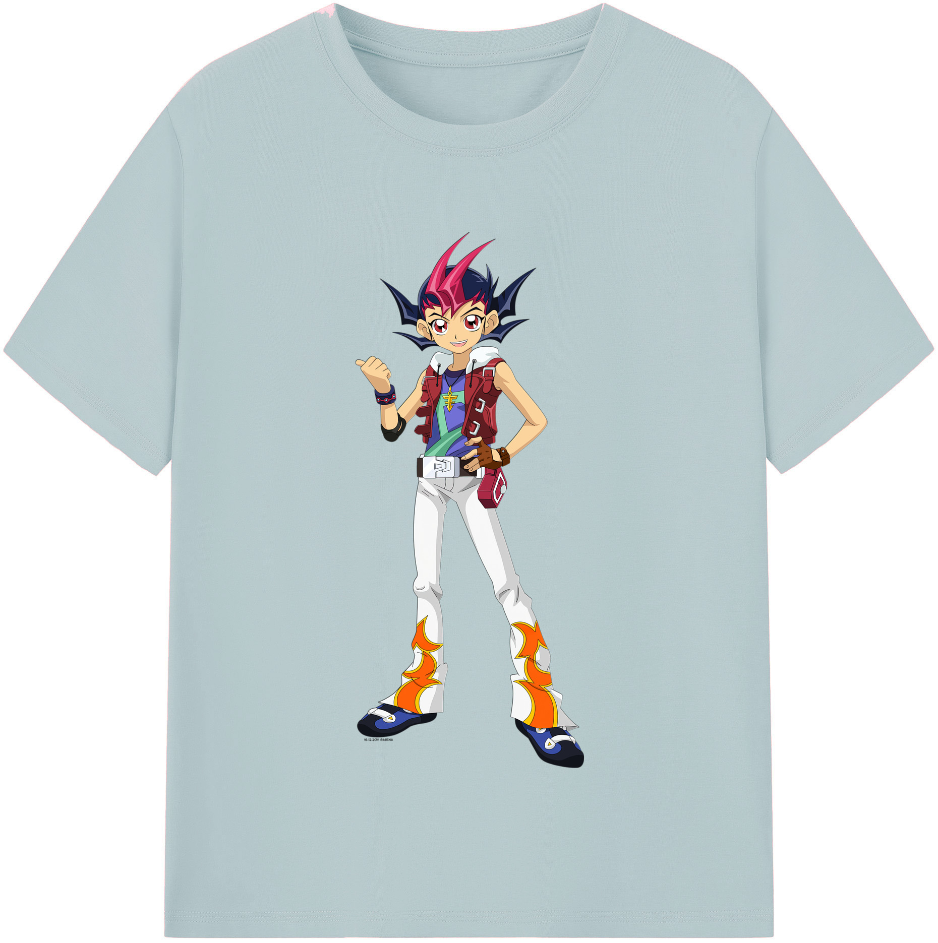 （画像用） 遊☆戯☆王 Yu-Gi-Oh! 綿100％半袖Tシャツ（フロントプリント）